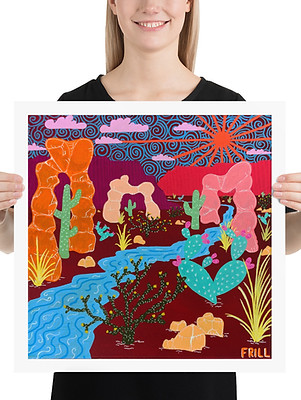 photo of premium luster print of original artwork that links to poster shop page